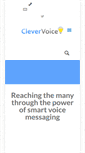 Mobile Screenshot of clevervoice.com