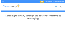 Tablet Screenshot of clevervoice.com